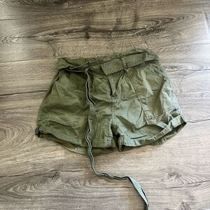 Green shorts